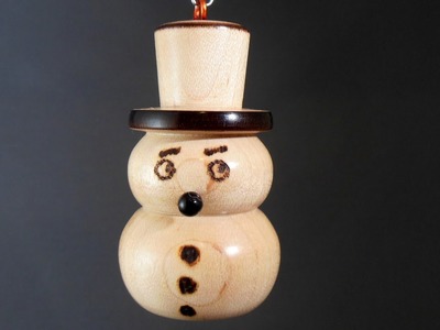 Turning a Snowman Christmas Tree Ornament Part 2