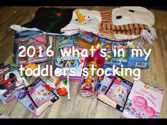 What's In My Preschoolers Christmas Stocking 2016