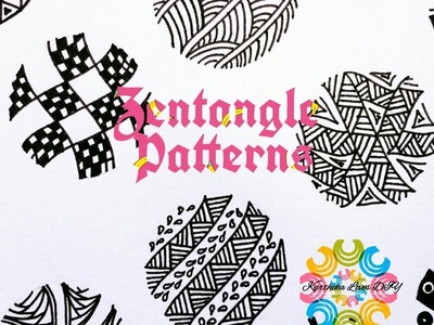 12 Patterns for Doodling. Zentangle patterns | Karthika Loves DIY