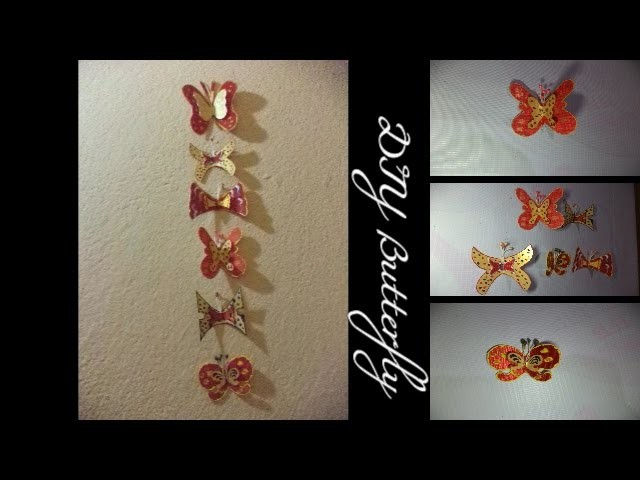 Butterfly craft Best out of waste  DIY Room  decor  