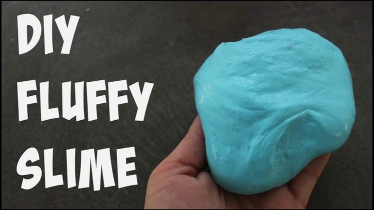DIY Fluffy Slime