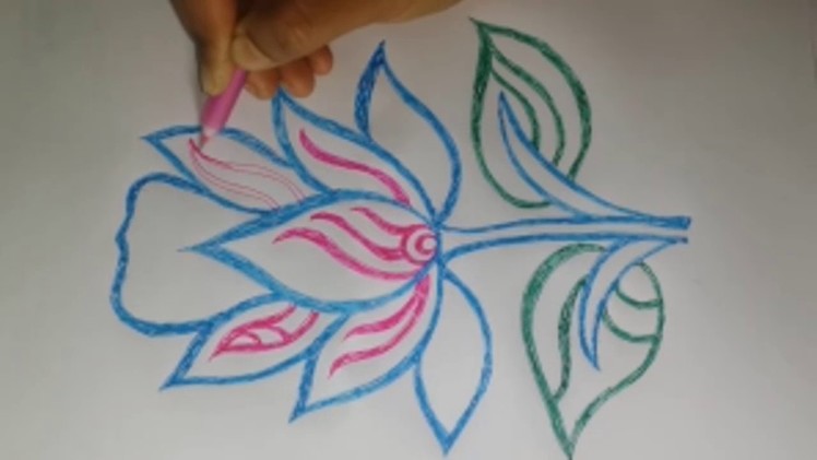 Drawing Flowers – How to Draw a Flower | Draw a Flower with Pencil | Easy Drawing | Poppy Flower