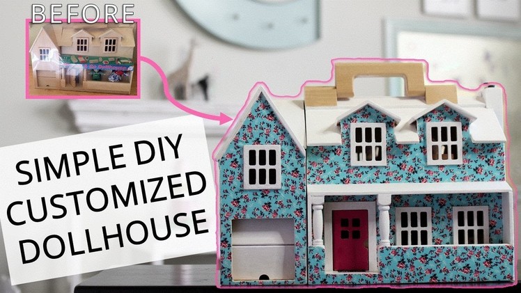 Easy DIY Customized Toddler Dollhouse with Decoupage | MAKE