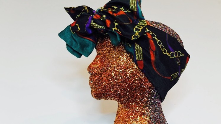 How To: DIY Glitter Mannequin Head