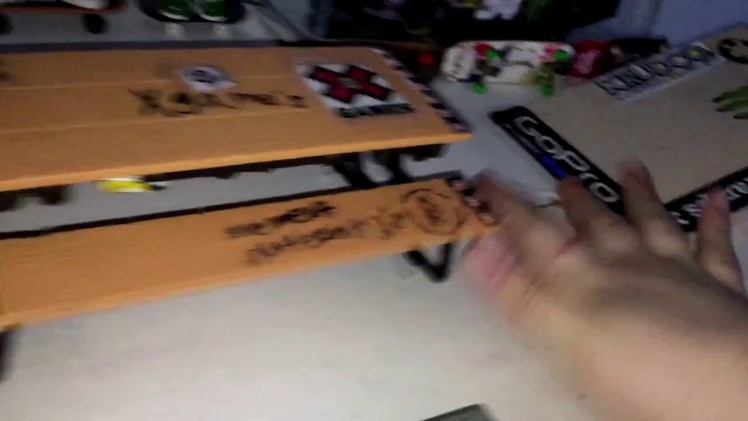How to make a Fingerboard Snowboard.Tech Deck Snowboard.