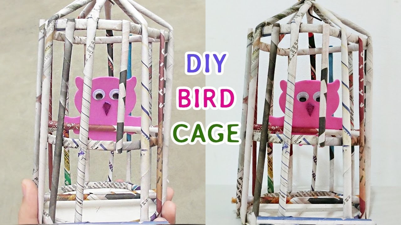 how to cage a how to make bird cage diy newspaper crafts ideas my crafts and diy projects how to cage a how to make bird cage diy newspaper crafts ideas my crafts and diy projects