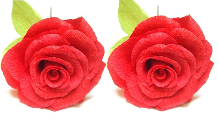Paper craft: Rose | How to make Flowers | Flower Making | Origami Rose | Rose flower