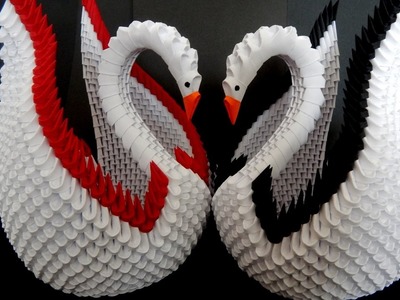 3d origami swan tutorial |  DIY Paper Crafts Swan
