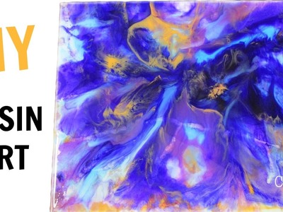 Abstract Resin Art - Awash | DIY Projects | Craft Klatch | How To