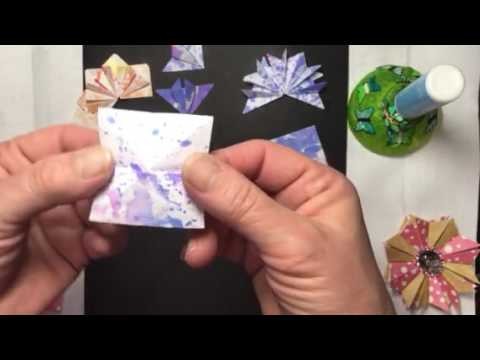 Build Your Stash and Craft,  supplement video 8, folded flowers :)