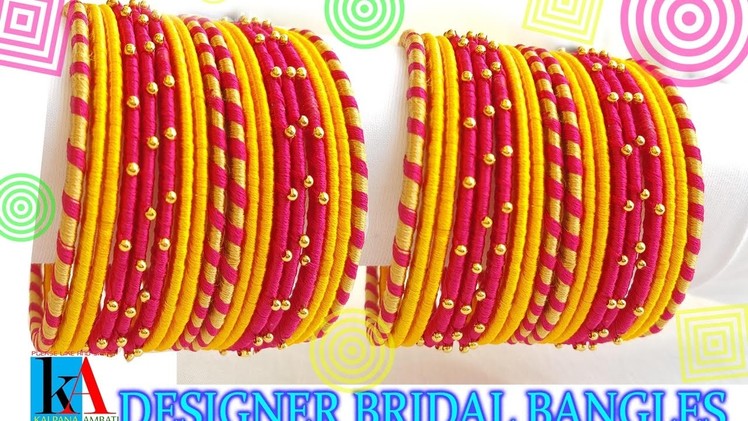 DIY Bridal Chuda: Make your own bridal chuda bangles at home  easy and simple