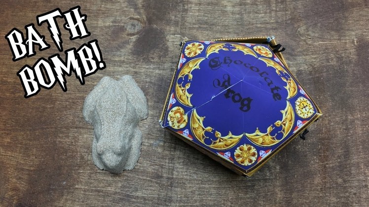 DIY Chocolate Frog Bath Bomb | Harry Potter