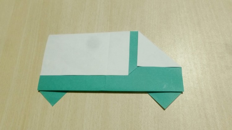 【DIY craft】Truck. Origami. The art of folding paper.