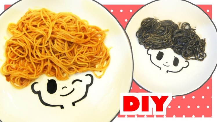 DIY Cute Spaghetti Plate | CC FOR ENGLISH