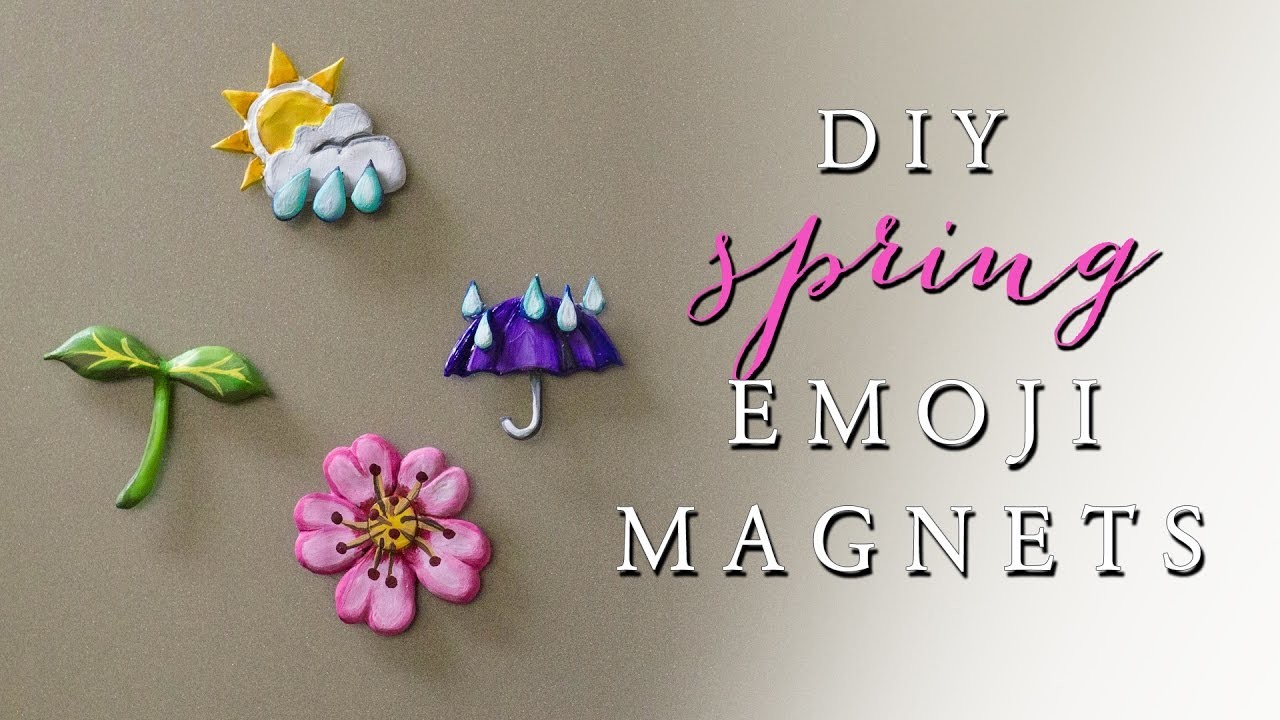 DIY Emoji Magnets! Polymer Clay Tutorial