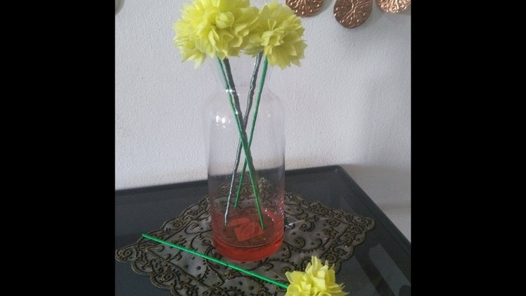 DIY Home Decor - How to Make Fabric Flower Bouquet + Tutorial !