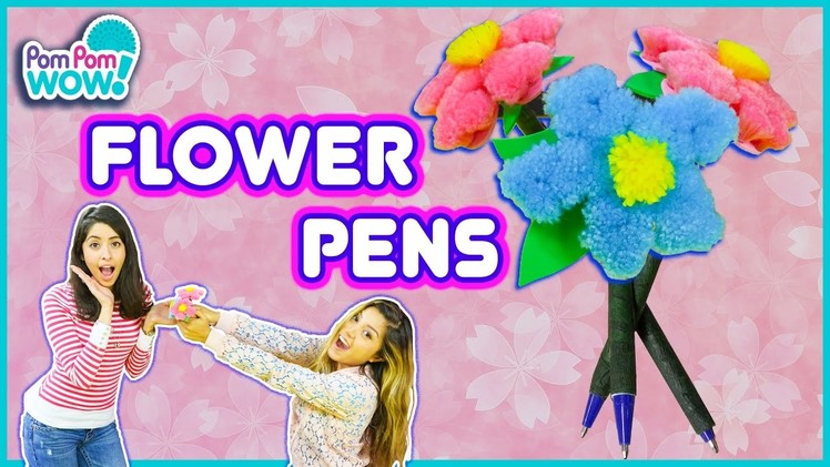 DIY - How to Make a Flower Pen CRAFT | Official PomPom Wow