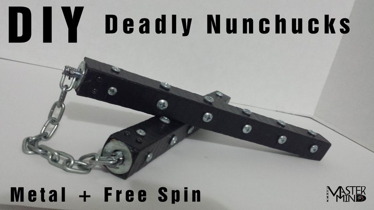 DIY: How to make Free Spin Nunchucks | Real Metal Nunchaku | 2017 Tutorial | HD1080p