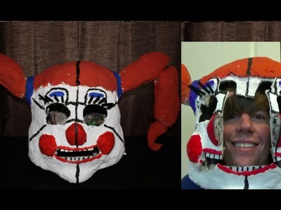DIY Mask: Circus Baby
