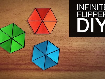 DIY Origami Hexaflexagon | How to make Hexaflexagon | Infinite Flipper - Anushree's Craft TV