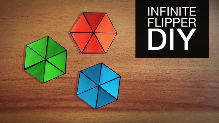 DIY Origami Hexaflexagon | How to make Hexaflexagon | Infinite Flipper - Anushree's Craft TV