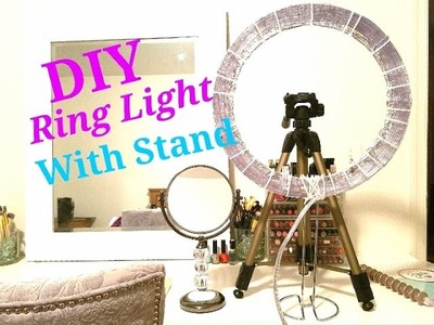 DIY Ring Light With Stand | Selfie Light | Diva Light for under $25
