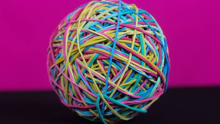 DIY -  Rubber Band Ball (1000 RUBBERS)