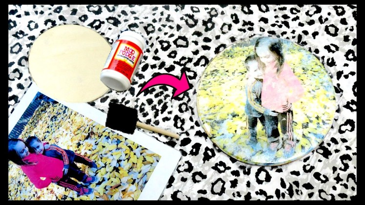 DIY | Transfer a Photo to Wood with Mod Podge