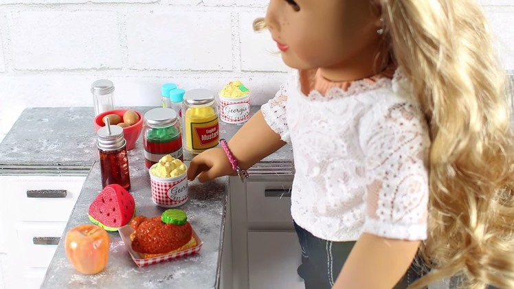DOLL POTATO SALAD DIY | How to make American Girl DOLL FOOD