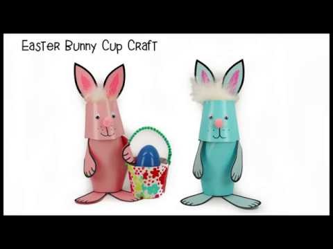 Easter Bunny Cup Craft