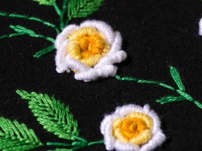 Embroidery designs by hand DIY Stitching Tutorial | HandiWorks #107