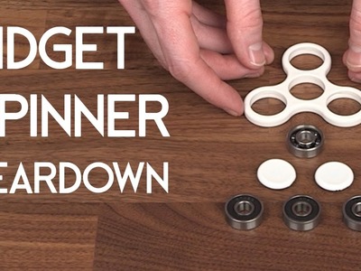 Fidget Spinner Teardown - DIY Hand Spinner Fidget Toy
