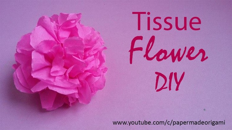 Flowers with tissue paper | DIY | Crafts