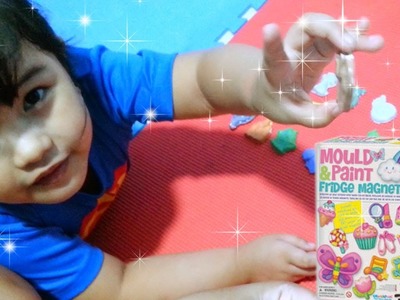 FUN Craft Kits for Kids ♥ MOULD & PAINT Fridge Magnets | Unboxing Toy Review by Sophia Bernice