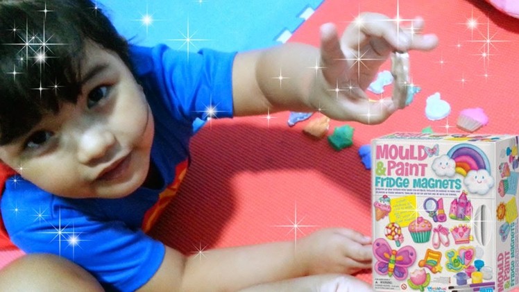FUN Craft Kits for Kids ♥ MOULD & PAINT Fridge Magnets | Unboxing Toy Review by Sophia Bernice