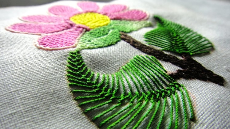 Hand Embroidery Flowers Stitch by Diy Stitching - 10