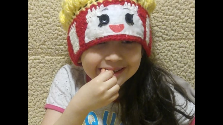 How to crochet a shopkins popcorn poppette hat