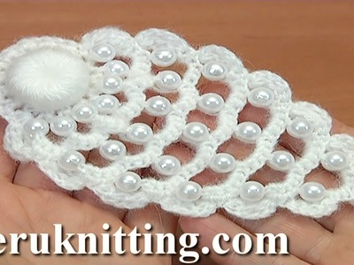 How to Crochet Element With Beads Tutorial 39 Demo