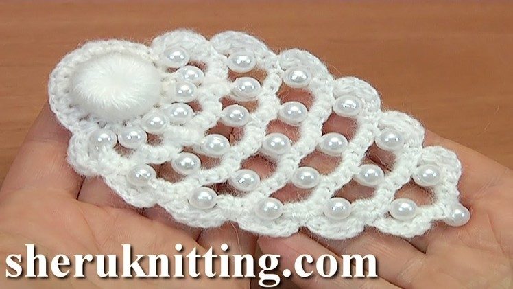 How to Crochet Element With Beads Tutorial 39 Demo