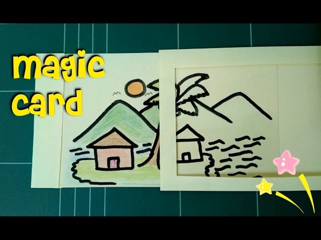 How to make a magic card.DIY card