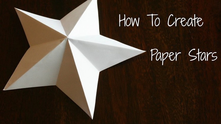 How To Make a Simple & Easy Paper Star _ DIY Paper Craft Ideas