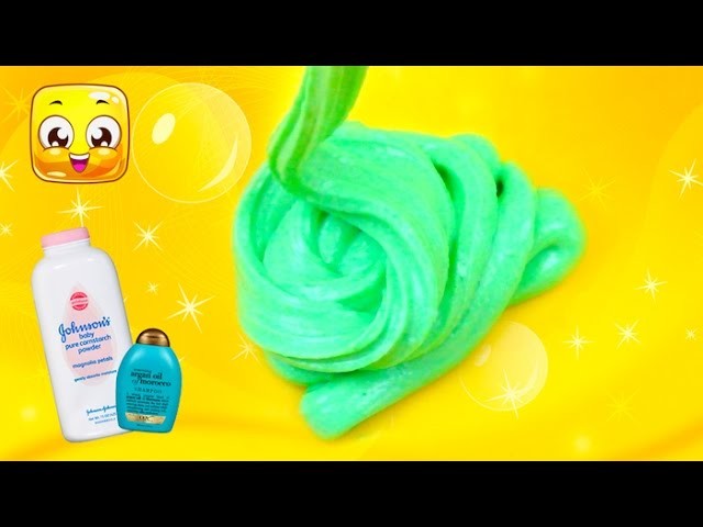 How To Make Slime with Baby Powder and Shampoo without Glue! DIY Slime without Glue by Jelly Rainbow