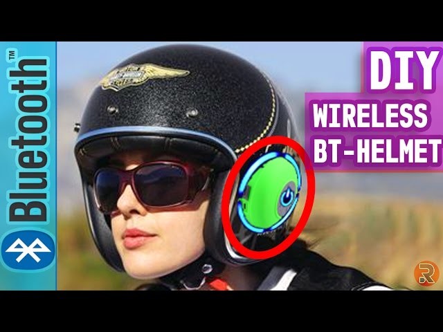 How To Make Wireless Bluetooth Helmet - DIY Life Hack