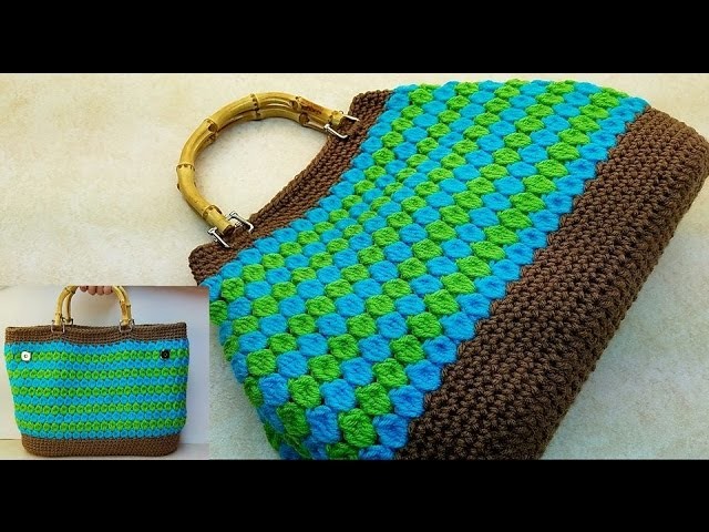 Learn How To #Crochet  "The Down To Earth" Handbag Purse TUTORIAL #371