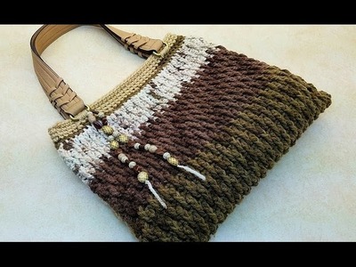 Learn How To Crochet "The Barista Bag"  TUTORIAL #372