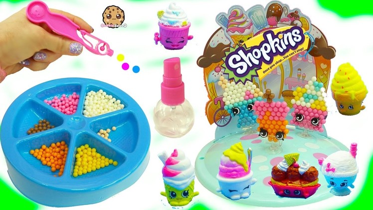 Make Your Own Ice Cream Shopkins - Beados  Water Beads Craft Playset - Toy Video