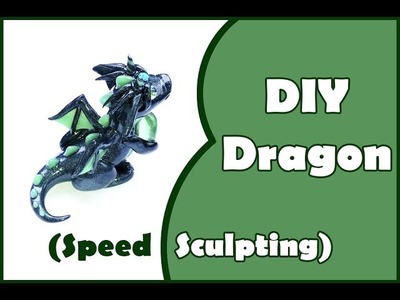 Polymer clay DIY "Dragon" Tutorial (speed sculpting)