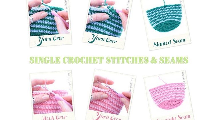 RIGHT HANDED - Classic Single Crochet vs Self Compensated Single Crochet