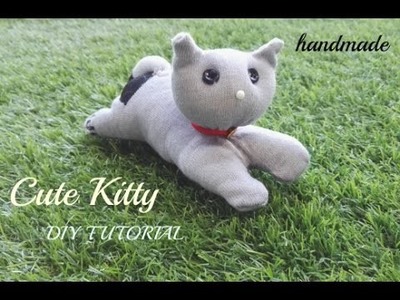 Sewing Project : How to Make DIY Cute Cat Toy From Socks |  Socks Crafts & Toy Making
