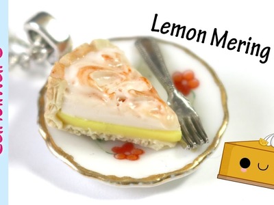 Tutorial: DIY Mini Lemon Meringue Pie - FIMO, Polymer Clay